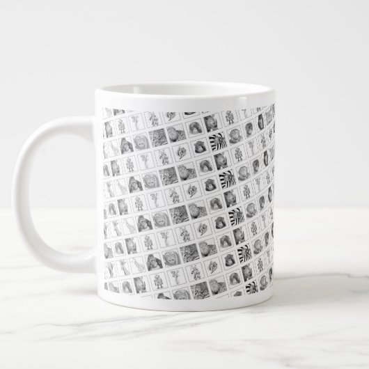 Pencil Animal Collection Mug Extra Grote Beker (Links)