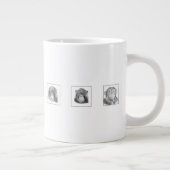 Pencil Animal Collection Mug - Monkeys Extra Grote Beker (Rechts)