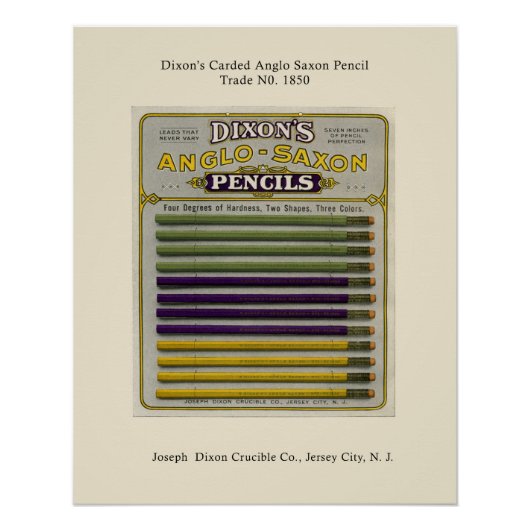 Pencil Box Packaging Glanzend Poster Perfect Poster (Voorkant)