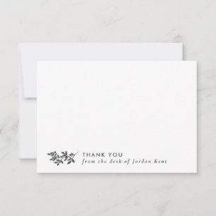 Pencil Grey Branch bedankt van de bureau van