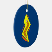 Pencil Lightning Bolt Keramisch Ornament (Rechts)