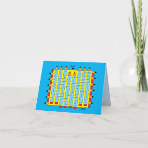 Pencil Maze Notitiekaartje