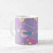 Pencil Party | Mug Lavande Classique (Devant gauche)