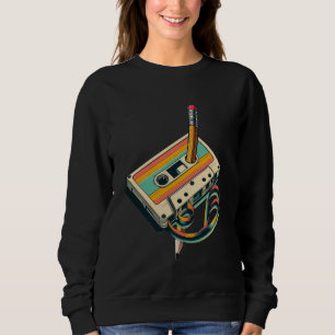 Pencil Rewind Cassette Old School Music Lover Part Trui