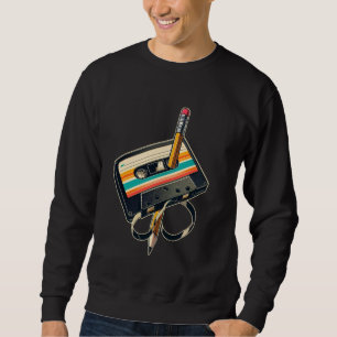 Pencil Rewind Cassettebandje Nostalgia Part Trui