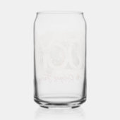 Pencil Schetch Rustic JOY kerstkunst Blikvorm Glas (Rechts)