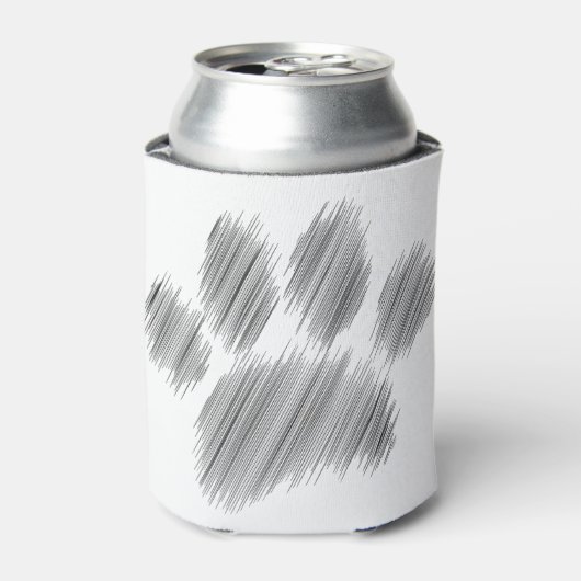 Pencil Schetskok Digitale Kunst Blikjeskoeler (Blikje Voorkant)