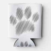 Pencil Schetskok Digitale Kunst Blikjeskoeler (Voorkant)