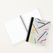 PENCIL SCRIBBLING DESIGN SKETCHBOOK NOTITIEBOEK (Binnen)
