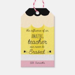 Pencil Teacher Appreciation Cadeaulabel