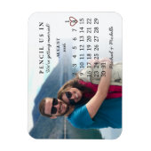 Pencil Us In Save the Date August 2026 Calendar Magneet (Verticaal)