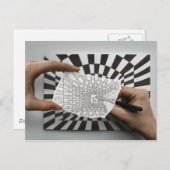 Pencil Vs Camera - Geometrie Briefkaart (Voorkant / Achterkant)