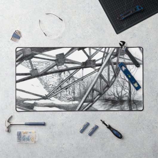 Pencilart de passerelle antique Monochrome (Poste de travail)