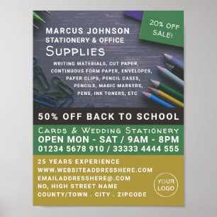 Pencils, benodigdheden voor kantoorbenodigdheden,  poster