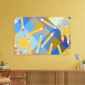 Pencils Canvas Afdruk (Insitu (Woonkamer))