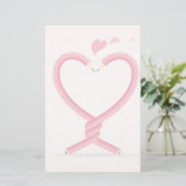 Pencils in Love Briefpapier (Staand voorkant)