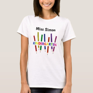Pencils Kindergarten leraar Voman's T-Shirt
