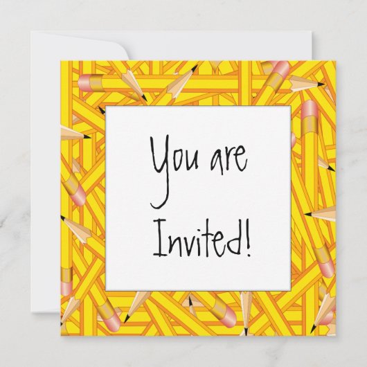 Pencils Lijsten Kaart (Voorkant)