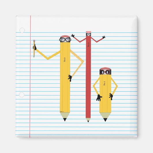 Pencils Magnet Magneet (Voorkant)