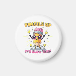 Pencils Up It's Glow Time Magneet