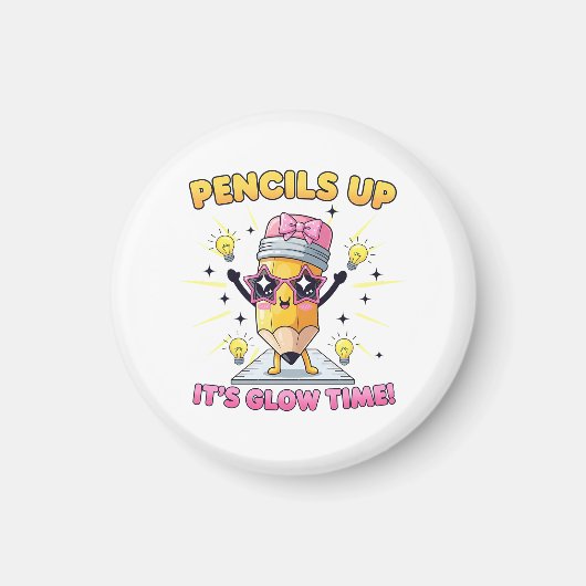Pencils Up It's Glow Time Magneet (Voorkant)
