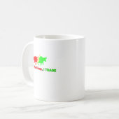 Pendant que vous dormez, je commerce - Mug de café (Devant gauche)