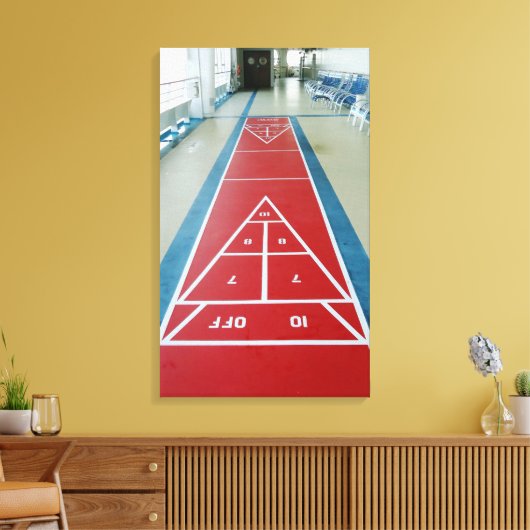 Pendelbord aan boord canvas afdruk (Insitu (Woonkamer))