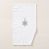 Pendentif d'arbre en pierre précieuse colorée Serv (Serviette à main)