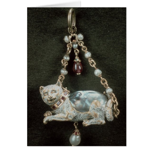 Pendentif de chat de la Renaissance (Devant)