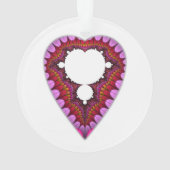 Pendentif de coeur de Mandelbrot (dos)