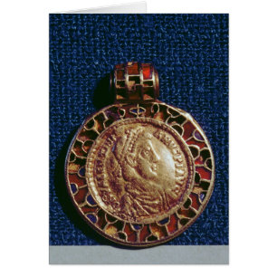 Pendentif d'or sous forme de pièce de monnaie