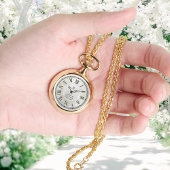 Pendentif Montre Collier en Or | Cadeau Souvenir