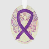 Pendentif ornemental du ruban de sensibilisation à (dos)