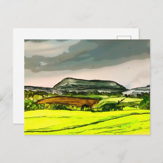 Pendle Hill Briefkaart (Voorkant / Achterkant)