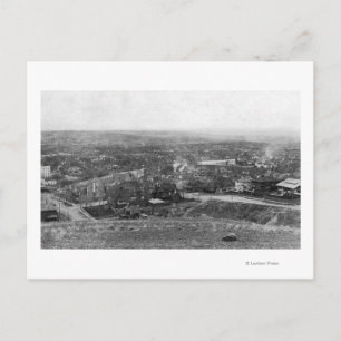 Pendleton, Oregon Birds Eye Uitzicht Foto Briefkaart