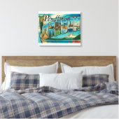 Pendleton, Oregon - Grote Letter-scènes Canvas Afdruk (Insitu (Slaapkamer))
