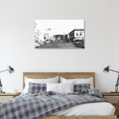 Pendleton, Oregon Main Street Uitzicht Foto 2 Canvas Afdruk (Insitu (Slaapkamer))