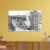 Pendleton, Oregon Main Street Uitzicht Foto Canvas Afdruk (Insitu (Woonkamer))