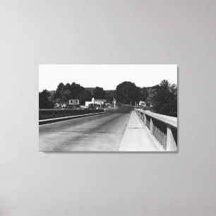 Pendleton, Uitzicht Oregon East Entrance Canvas Afdruk