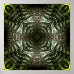 Pendragon geometrische kunstposter poster
