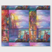 PENDRAGON Medieval Knachten, Lake Sunset, Fantasy Cadeaupapier (Vlak)