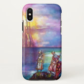 PENDRAGON Medieval Knachten, Lake Sunset, Fantasy Case-Mate iPhone Case (Achterkant)