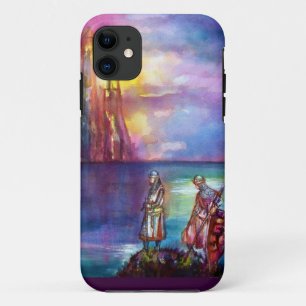 PENDRAGON Medieval Knachten, Lake Sunset, Fantasy iPhone 11 Hoesje