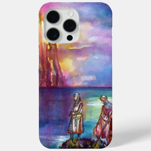 PENDRAGON Medieval Knachten, Lake Sunset, Fantasy Case-Mate iPhone Case (Achterkant)