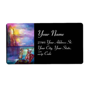 PENDRAGON Medieval Knachten, Lake Sunset, Fantasy Etiket