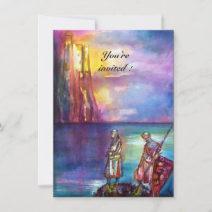 PENDRAGON Medieval Knachten, Lake Sunset, Fantasy Kaart
