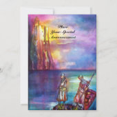 PENDRAGON Medieval Knachten, Lake Sunset, Fantasy Kaart (Achterkant)