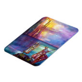 PENDRAGON Medieval Knachten, Lake Sunset, Fantasy Magneet (Linkerzijde)