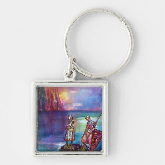 PENDRAGON Medieval Knachten, Lake Sunset, Fantasy Sleutelhanger (Voorkant)