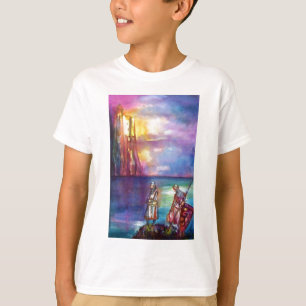 PENDRAGON Medieval Knachten, Lake Sunset, Fantasy T-shirt